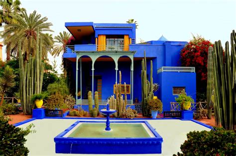 yves saint laurent jardin majorelle|yves saint laurent garden morocco.